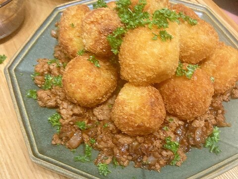 食べれば一緒！！別々ポテトコロッケ